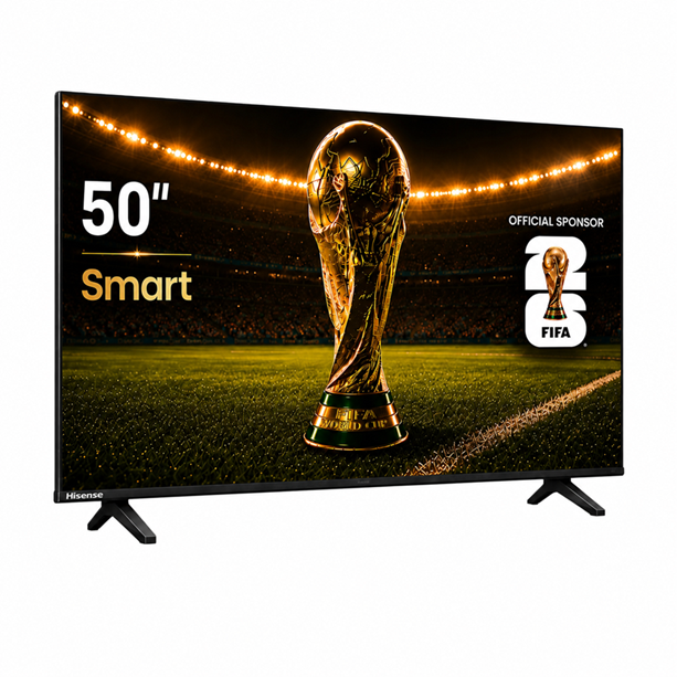 Hisense 50'' QLED Quantum Dot FHD Smart TV - Voice Control - Frameless