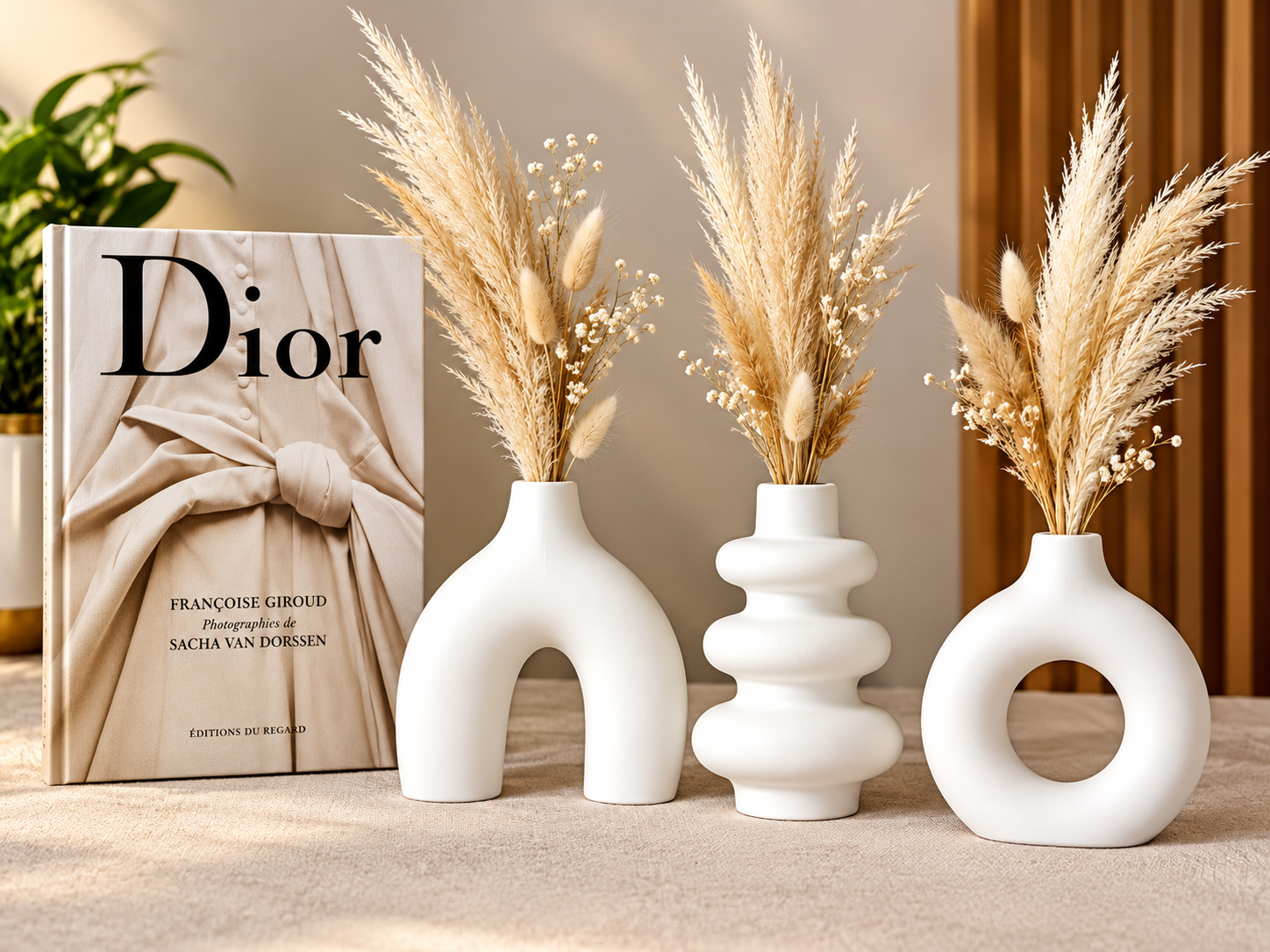 Decorative Gypsum Vase Sets