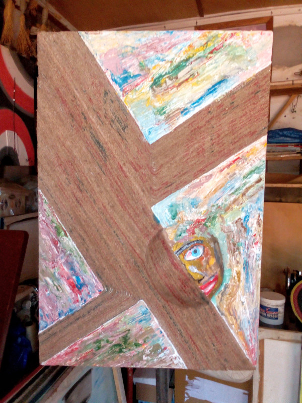 Canvas art piece